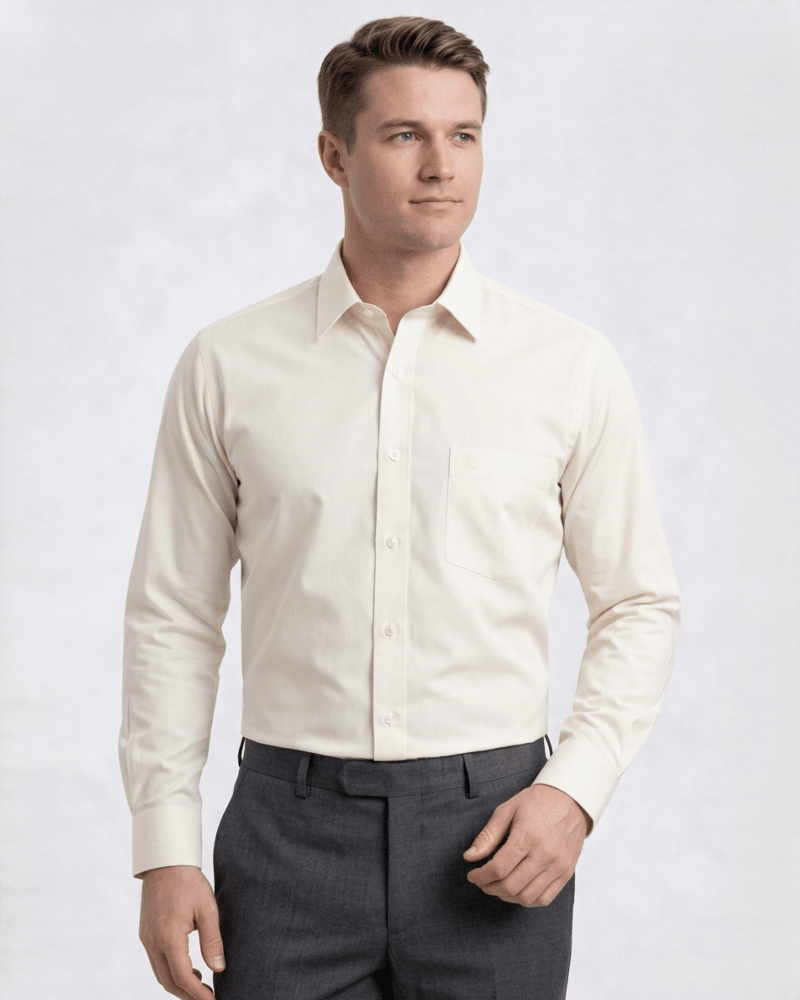 Manchester Camisa Vestir Elite 100% Algodón - Manga Larga - Manchester