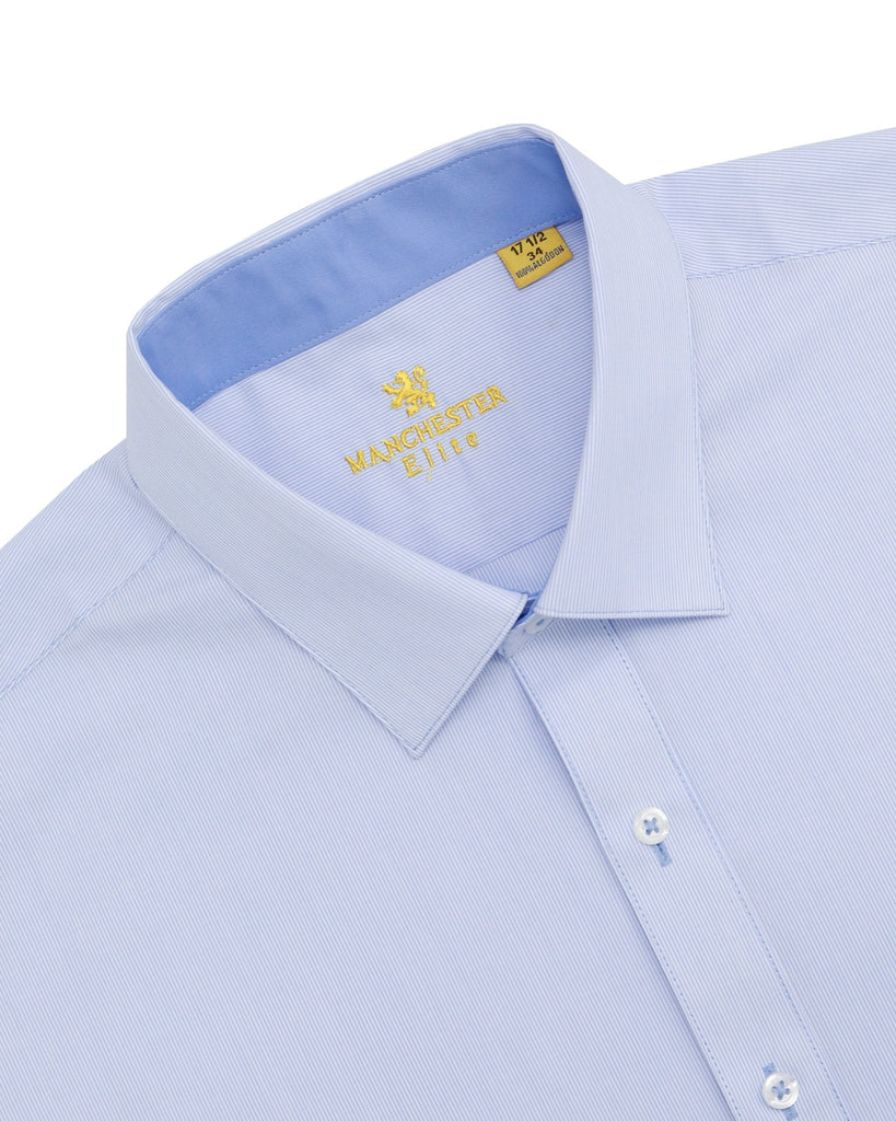 Manchester Camisa Vestir Elite 100% Algodón Wrinkle Free - Manchester