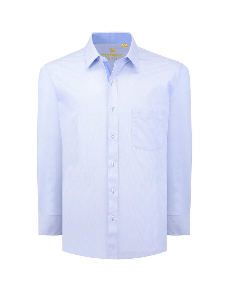 Manchester Camisa Vestir Elite 100% Algodón Wrinkle Free - Manchester