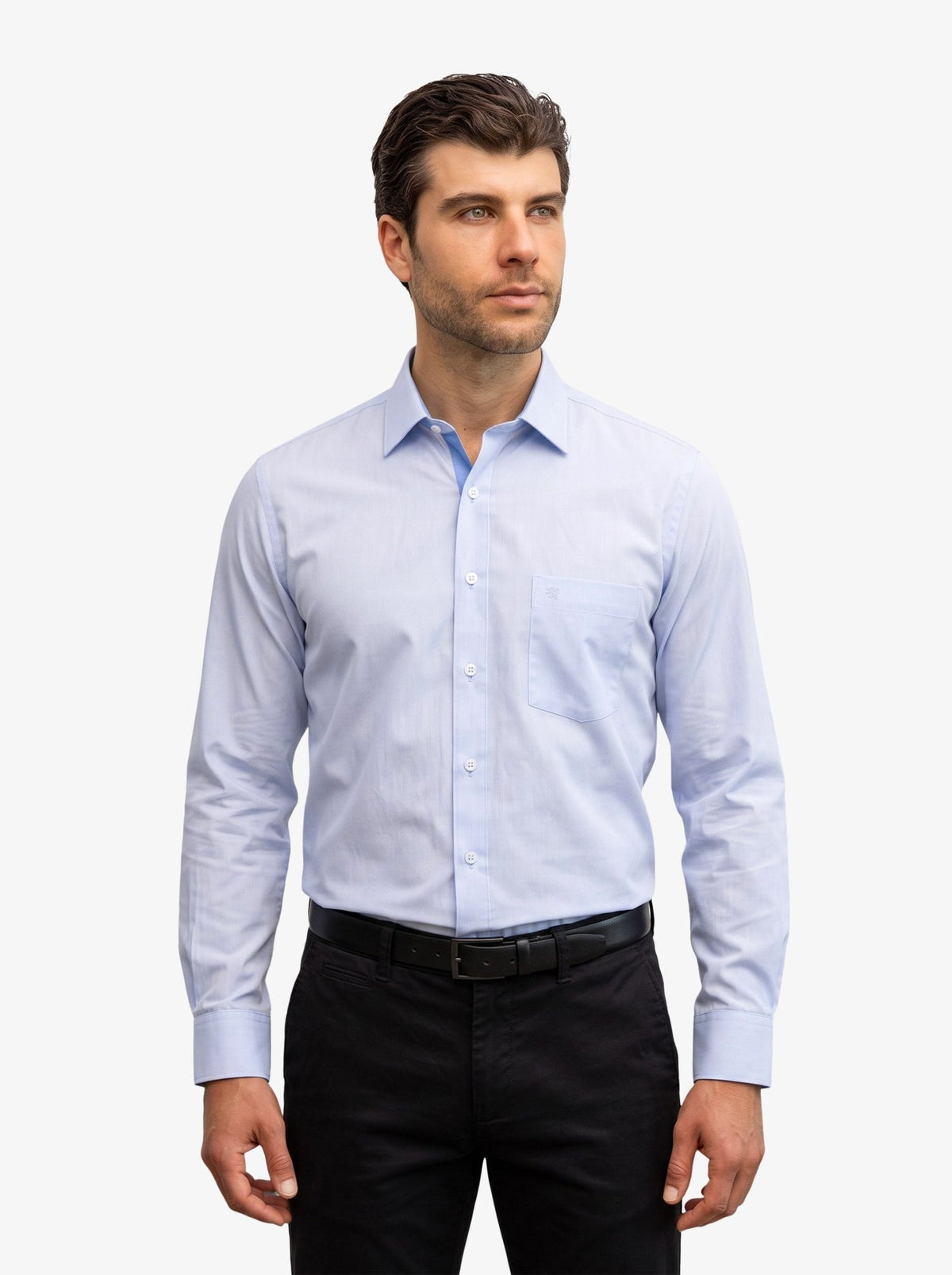 Manchester Camisa Vestir Elite 100% Algodón Wrinkle Free - Manchester
