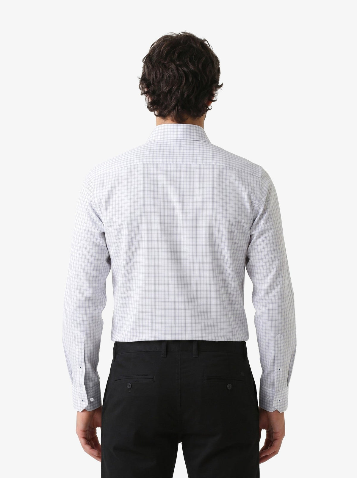 Manchester Camisa Vestir Elite 100% Algodón Wrinkle Free Manga Larga - Manchester