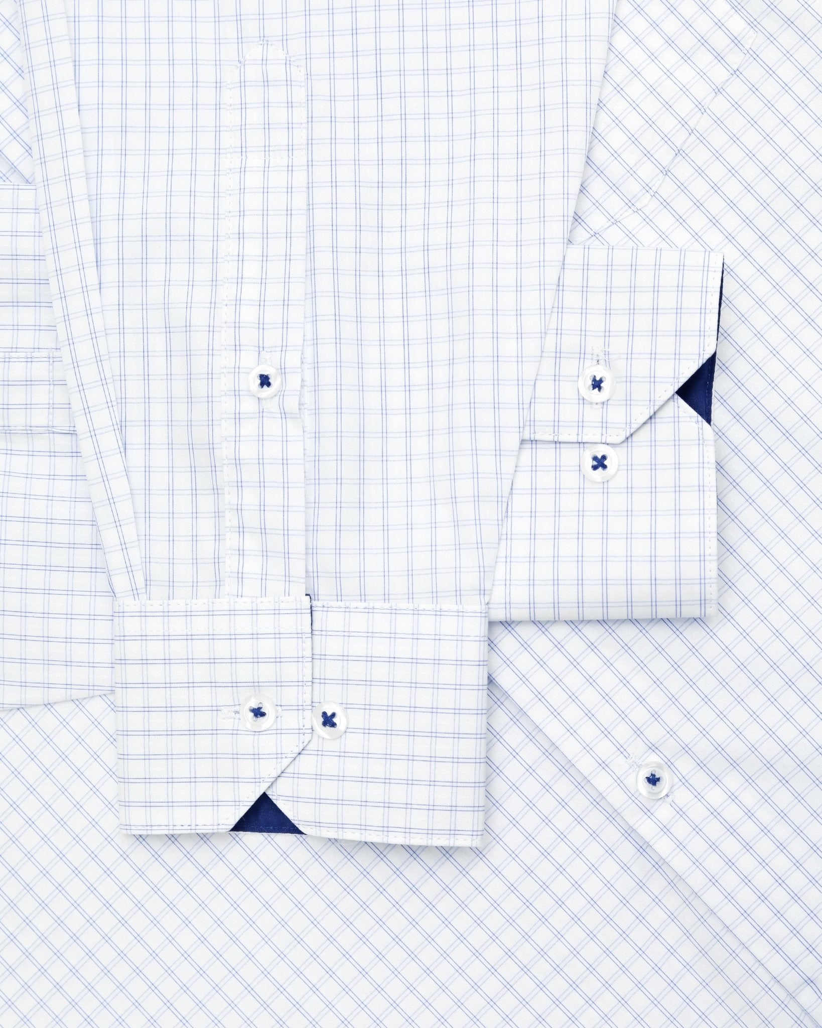 Manchester Camisa Vestir Elite 100% Algodón Wrinkle Free Manga Larga - Manchester