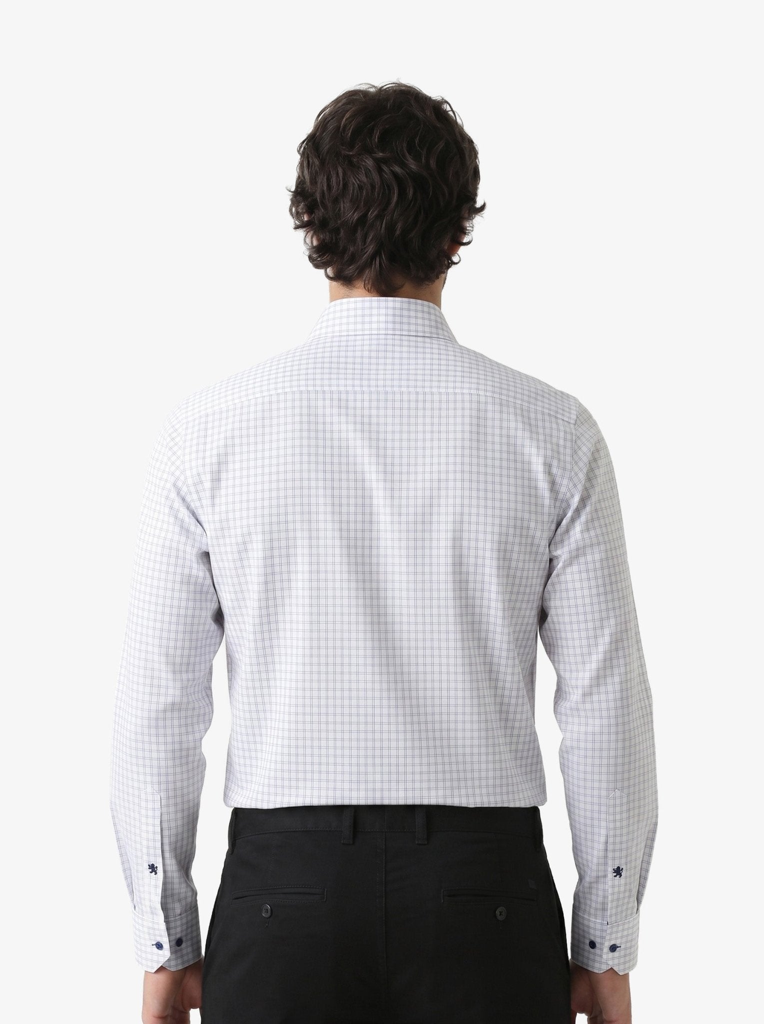 Manchester Camisa Vestir Elite 100% Algodón Wrinkle Free Manga Larga - Manchester
