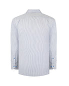 Manchester Camisa Vestir Raya Vertical Fina Un Bolsillo - Manchester