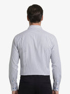Manchester Camisa Vestir Raya Vertical Fina Un Bolsillo - Manchester