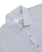 Manchester Camisa Vestir Raya Vertical Fina Un Bolsillo - Manchester