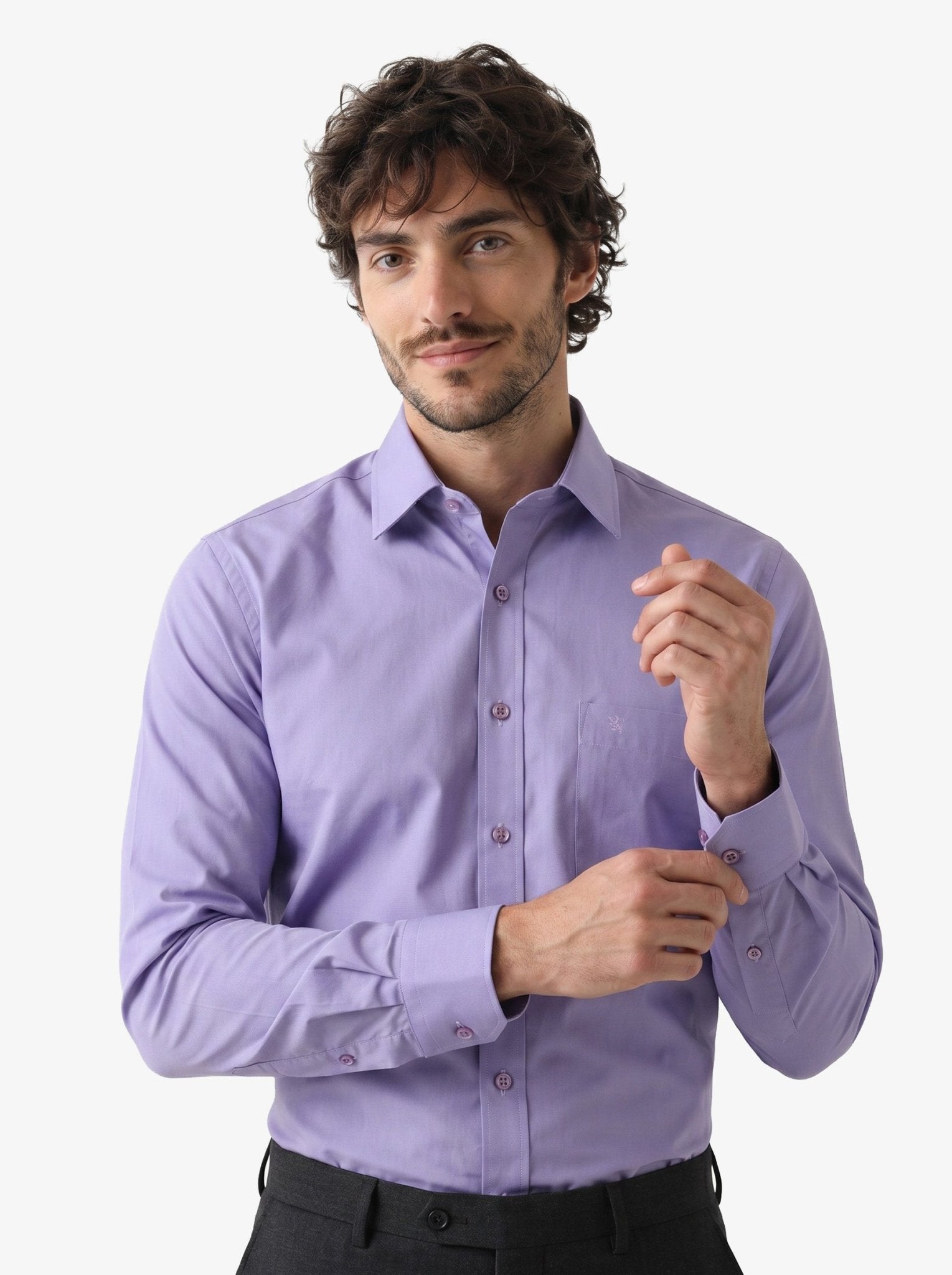 Manchester Camisa Vestir Slim Fit 100% Algodón - Manga Larga - Manchester