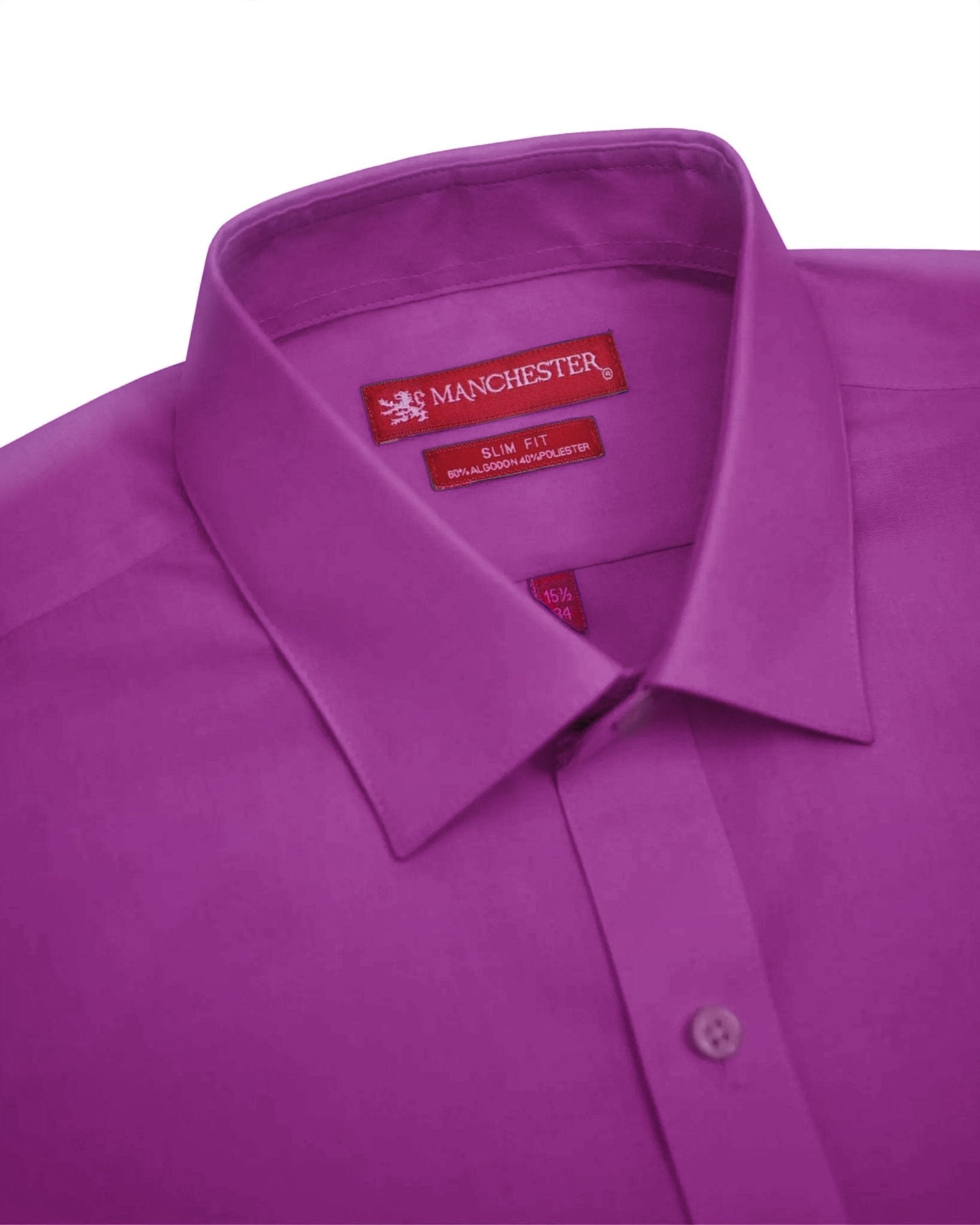 Manchester Camisa Vestir Slim Fit 100% Algodón - Manga Larga - Manchester