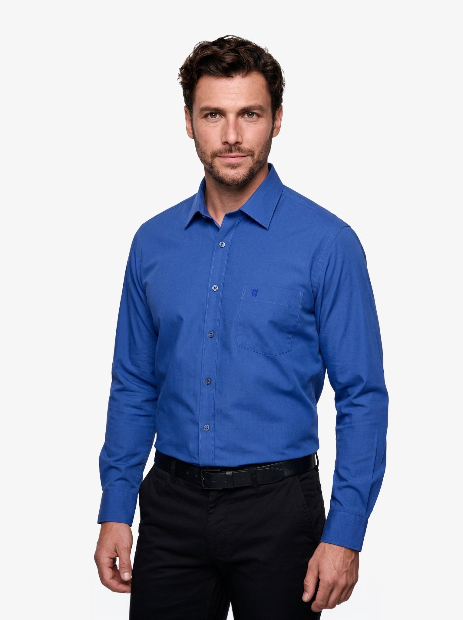 Manchester Camisa Vestir Slim Fit Manga Larga - Manchester