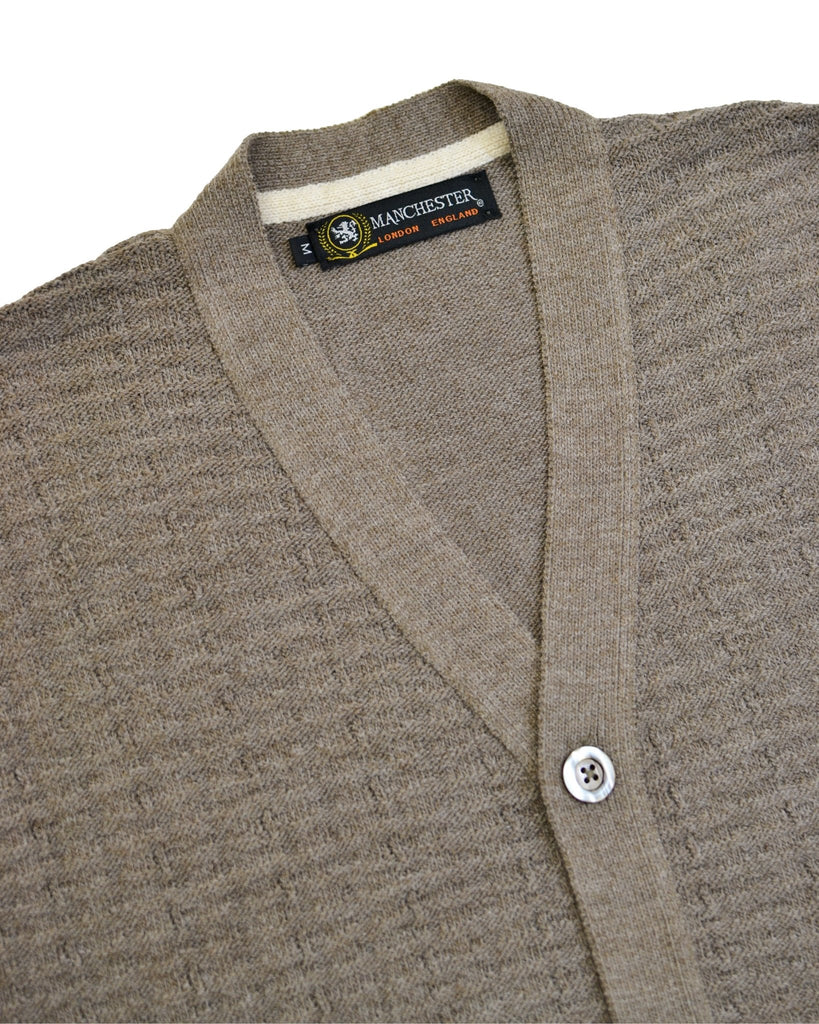 Manchester Chaleco Cafe Tejido - Manchester