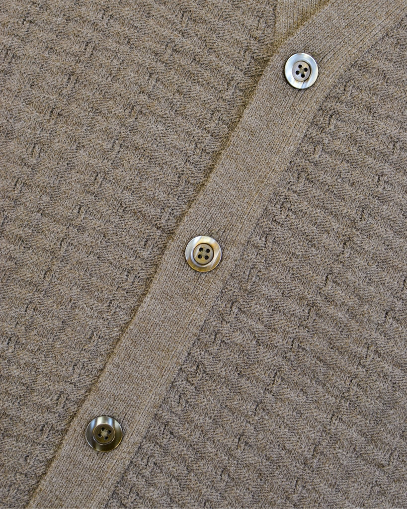 Manchester Chaleco Cafe Tejido - Manchester