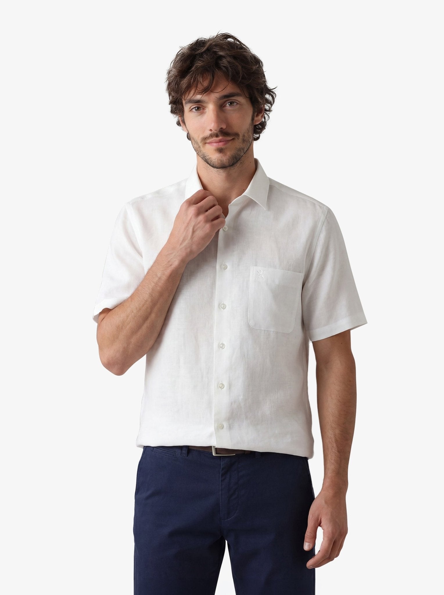 Manchester Elite Camisa Casual Lino - Manchester