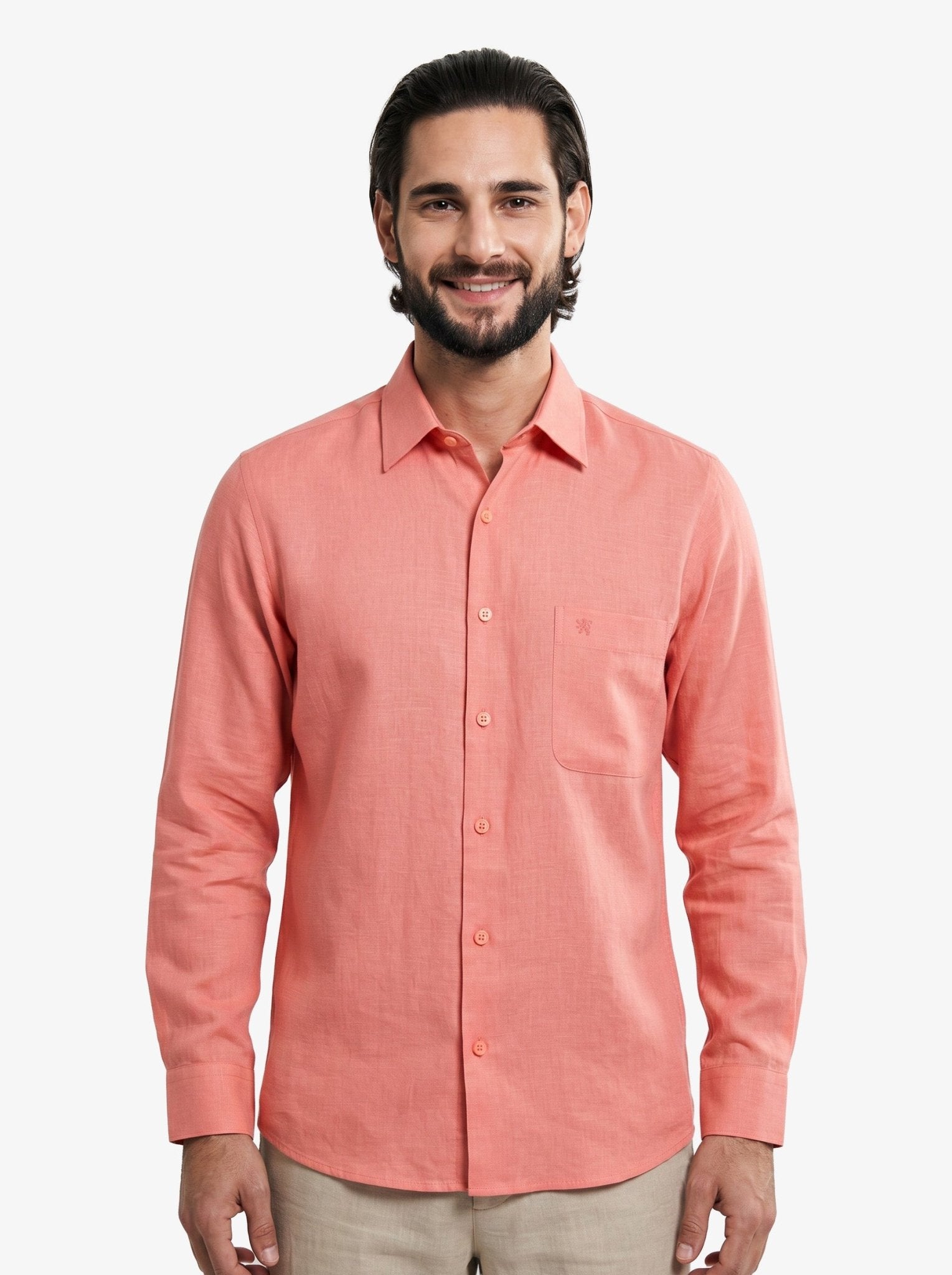 Manchester Elite Camisa Casual Lino - Manchester