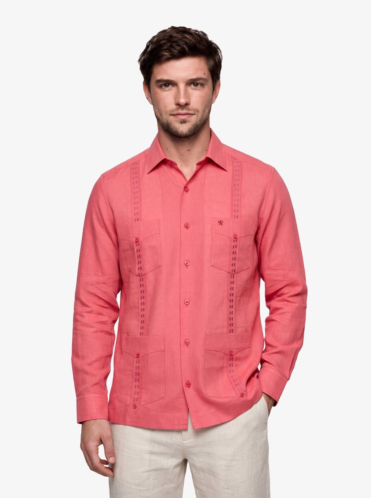 Manchester Guayabera 55% Lino / 45% Algodón - Manchester