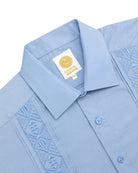 Manchester Guayabera Alforzas Artesanales - Sin Bolsas - Manga Larga - Manchester