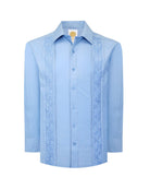 Manchester Guayabera Alforzas Artesanales - Sin Bolsas - Manga Larga - Manchester