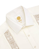 Manchester Guayabera Alforzas Artesanales - Sin Bolsas - Manga Larga - Manchester