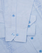 Manchester Guayabera Alforzas Artesanales y Bordado en Relieve - Manchester