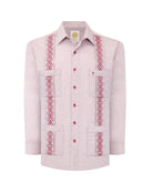 Manchester Guayabera Alforzas Artesanales y Bordado en Relieve - Manchester