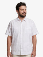 Manchester Guayabera Big and Tall Algodón y Poliéster - Manchester