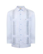 Manchester Guayabera Bordada Floral Premium Manga Larga - Manchester