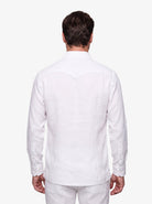 Manchester Guayabera Bordada Floral Premium Manga Larga - Manchester