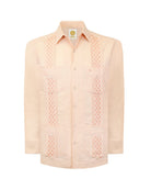 Manchester Guayabera Bordada Floral Premium Manga Larga - Manchester