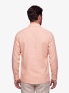 Manchester Guayabera Bordado Artesanal Floral Slim Fit - Manchester