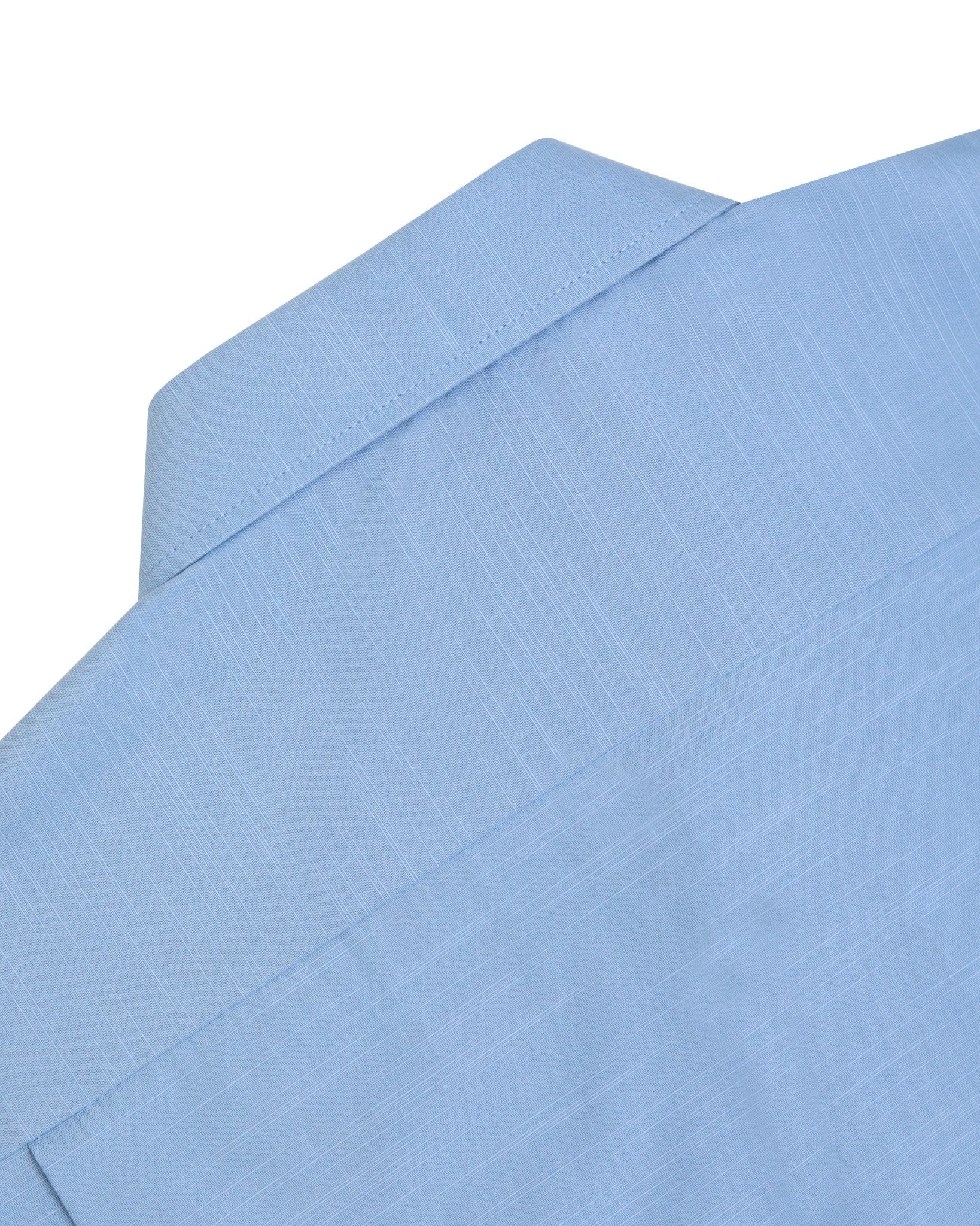Manchester Guayabera Bordado Geométrico y Alforzas Finas - Manga Corta - Manchester