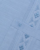 Manchester Guayabera Bordado Geométrico y Alforzas Finas - Manga Corta - Manchester