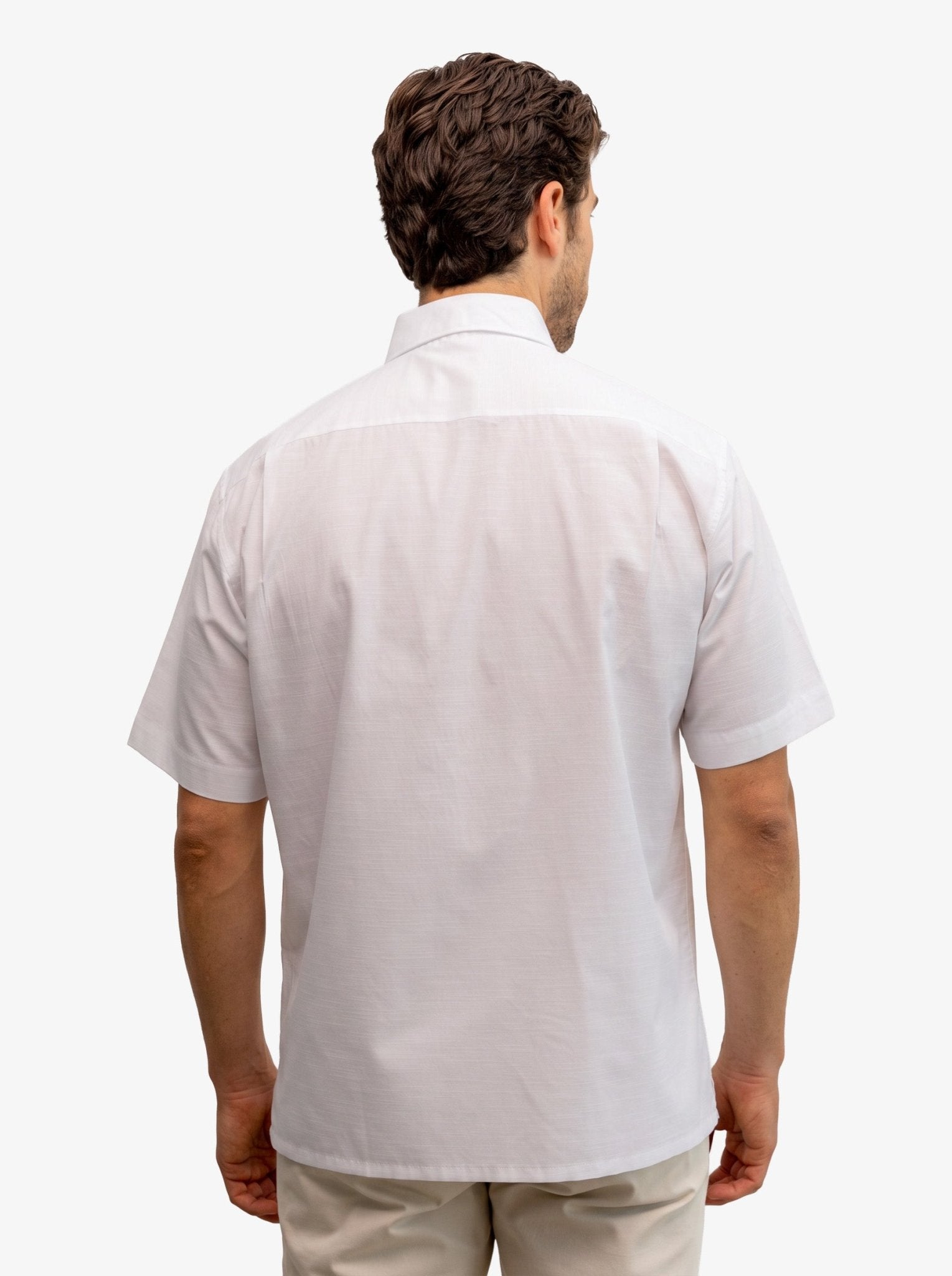 Manchester Guayabera Casual Mezcla Poliéster y Algodón - Manchester
