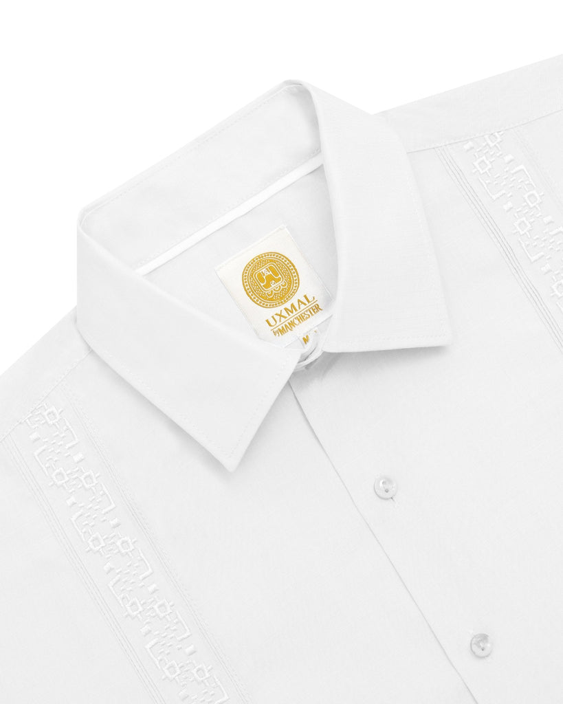 Manchester Guayabera Casual Mezcla Poliéster y Algodón - Manchester