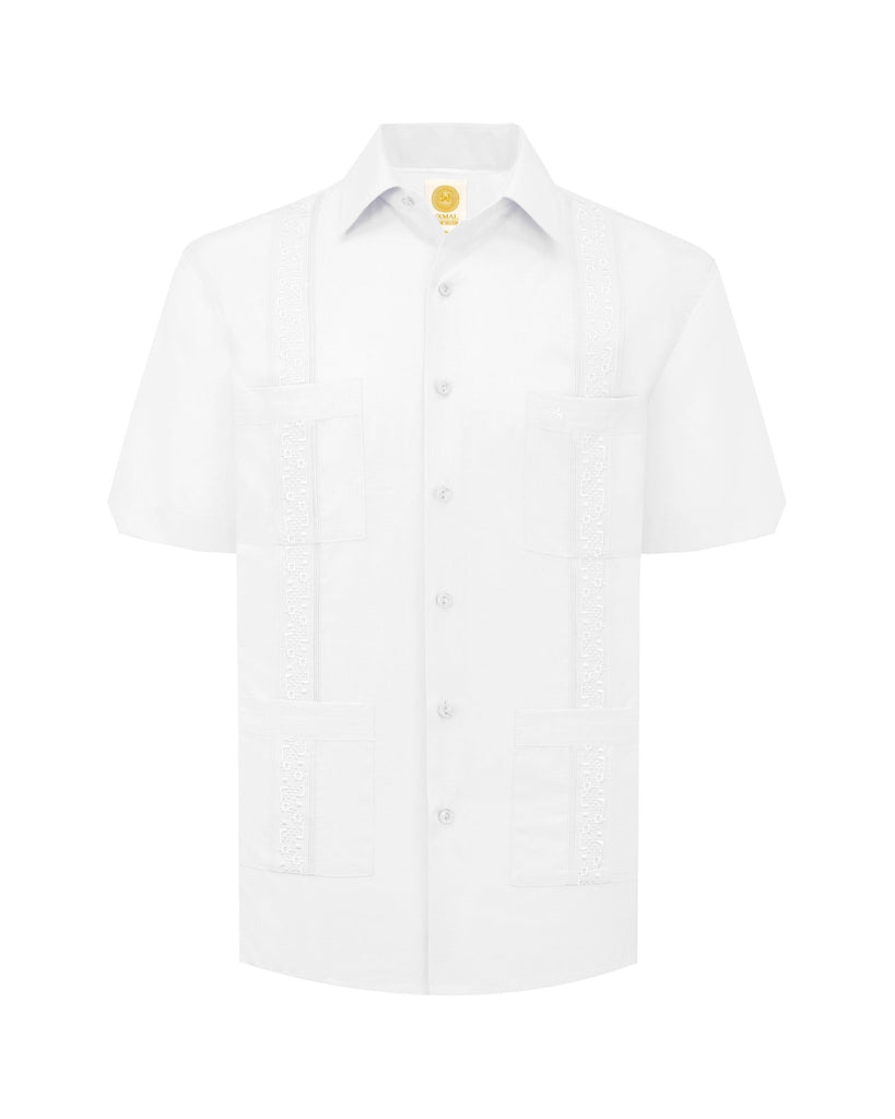 Manchester Guayabera Casual Mezcla Poliéster y Algodón - Manchester
