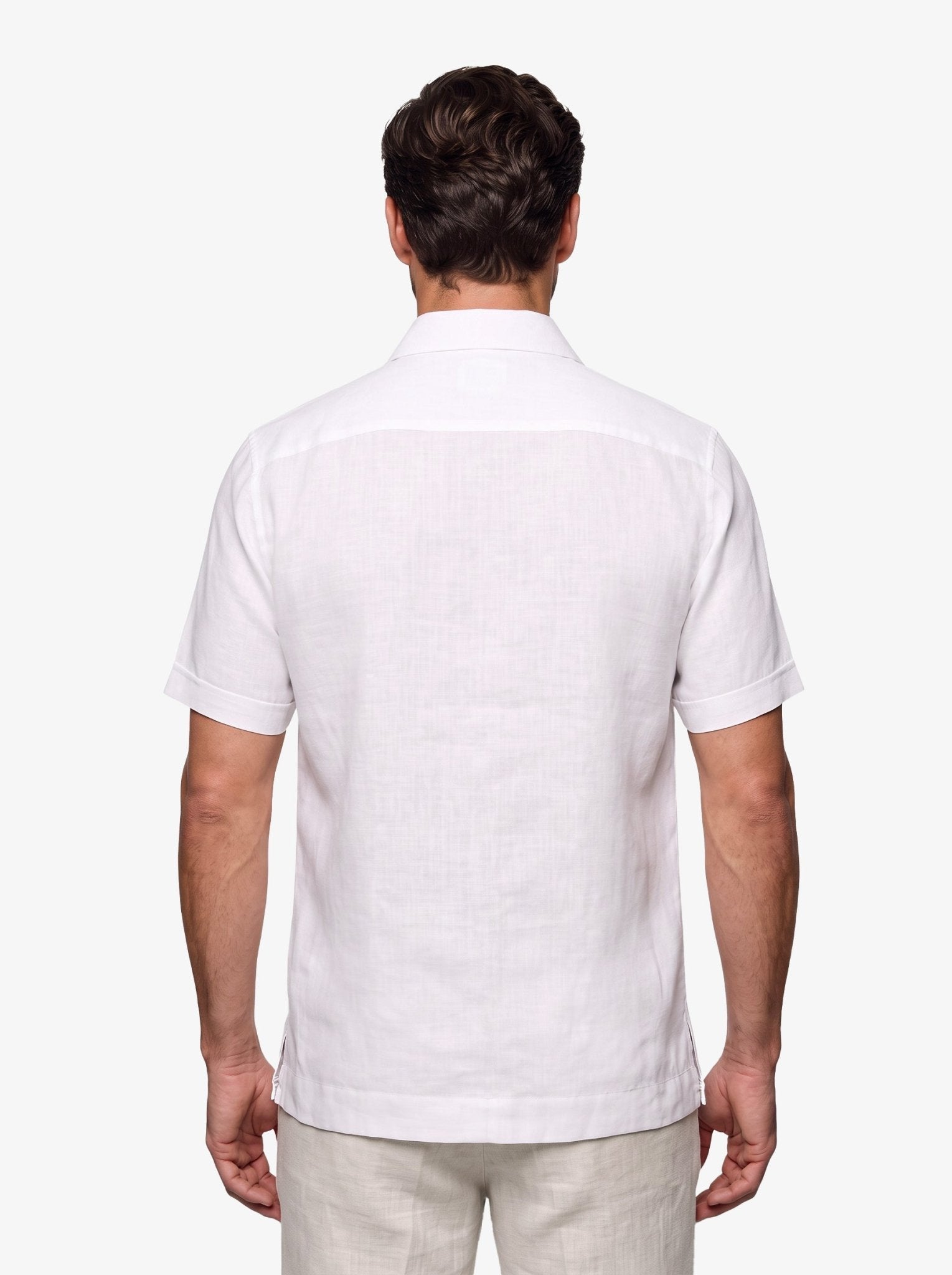 Manchester Guayabera Casual Mezcla Poliéster y Algodón - Manchester