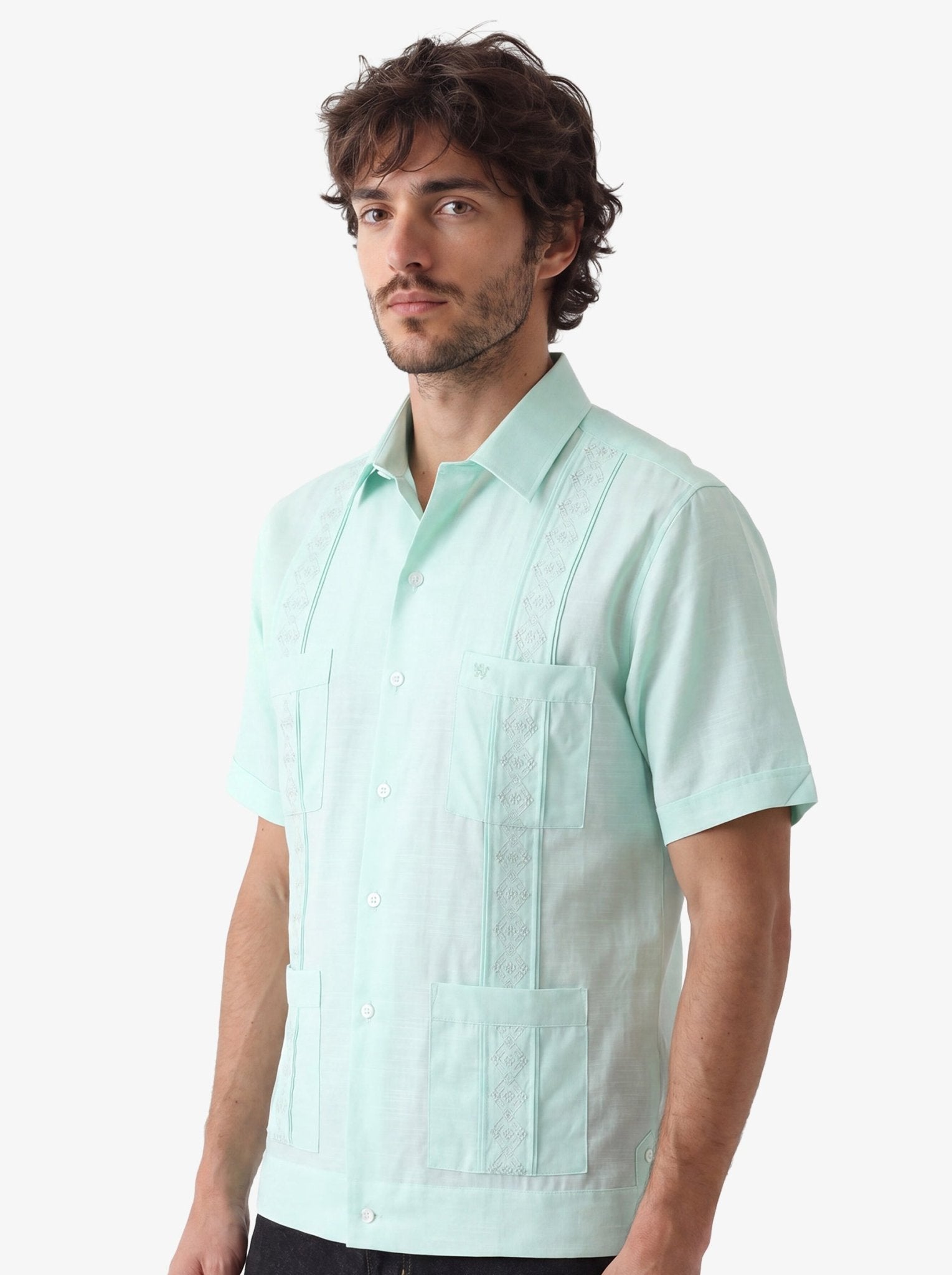 Manchester Guayabera Clásica - Manga Corta - Manchester