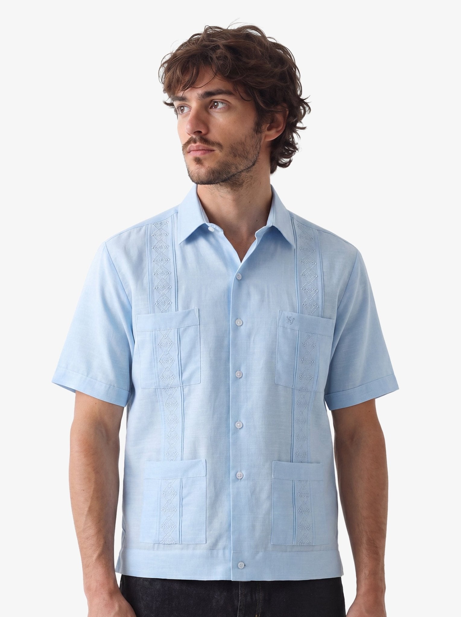 Manchester Guayabera Clásica - Manga Corta - Manchester