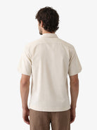 Manchester Guayabera Corta con Bordado de Circulos Cuatro Bolsas - Manchester