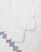 Manchester Guayabera de Lino Edición Especial Mundial 2026 – Sin Bolsas Manga Larga - Manchester