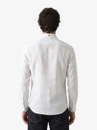 Manchester Guayabera de Lino Edición Especial Mundial 2026 – Sin Bolsas Manga Larga - Manchester