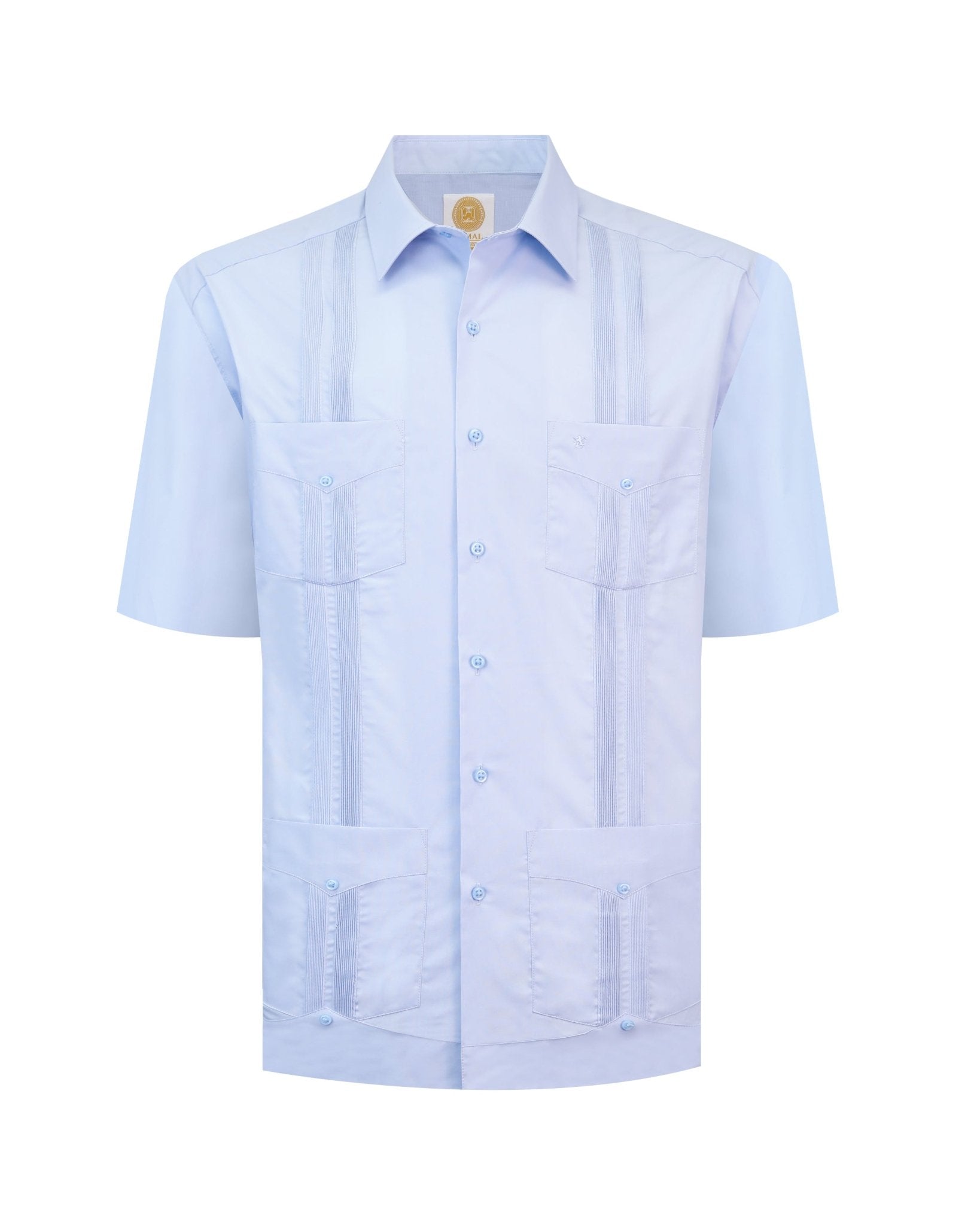 Manchester Guayabera de Manga Corta de Talla Extra - Manchester