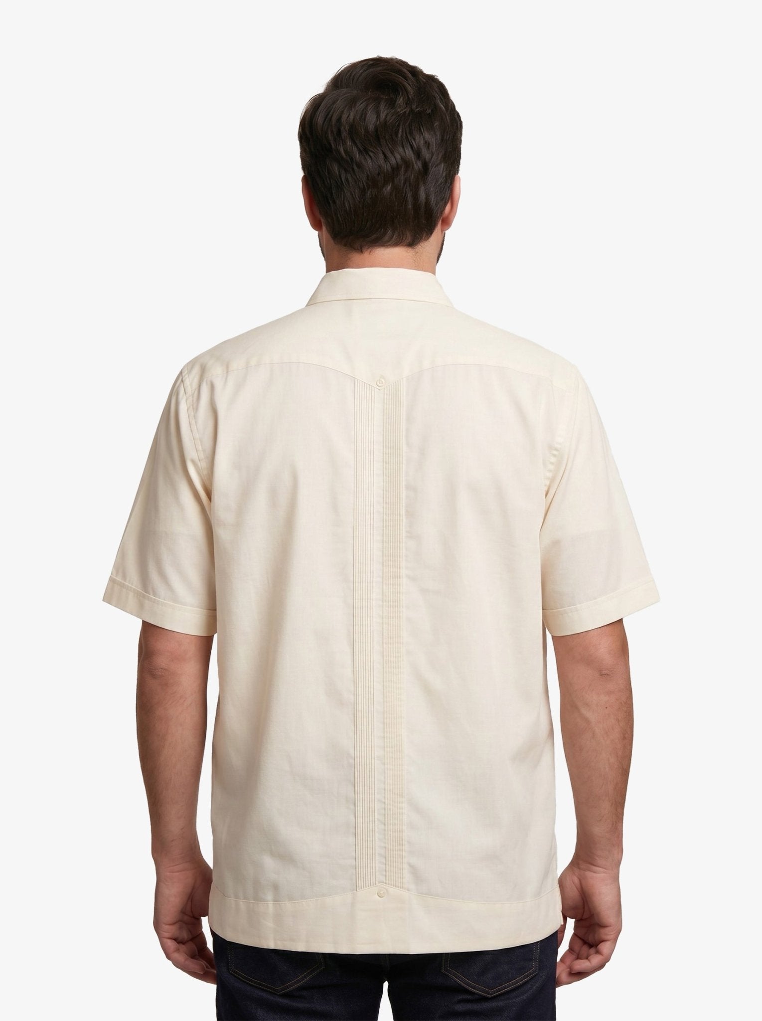 Manchester Guayabera de Manga Corta de Talla Extra - Manchester