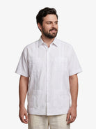 Manchester Guayabera de Manga Corta de Talla Extra - Manchester