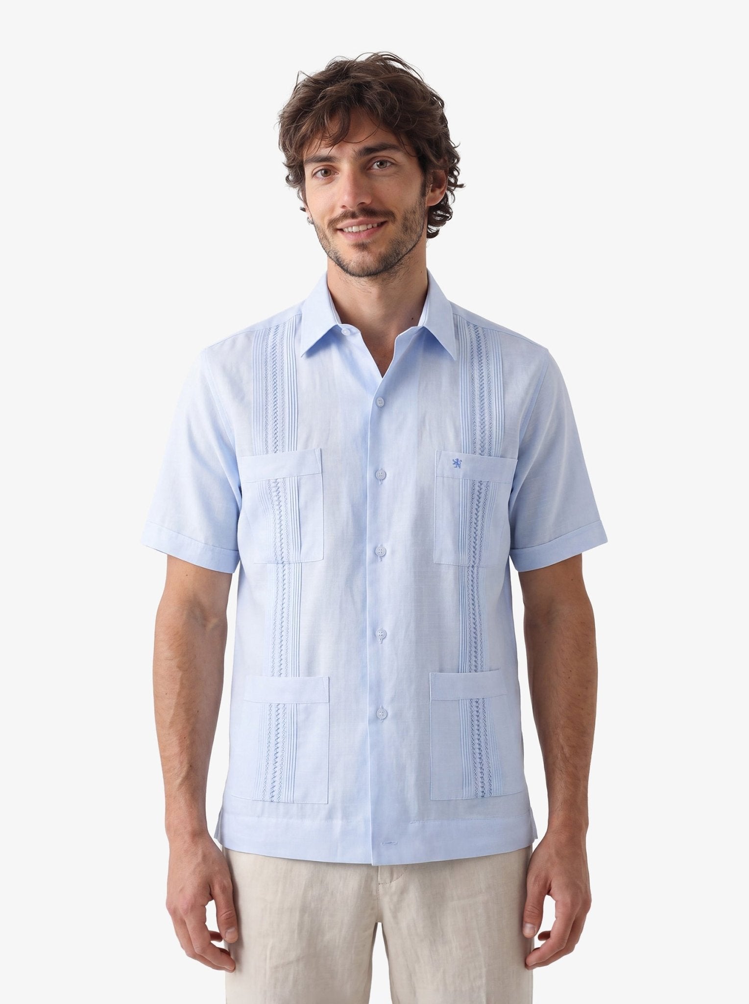 Manchester Guayabera Formal Tropical Manga Corta - Manchester