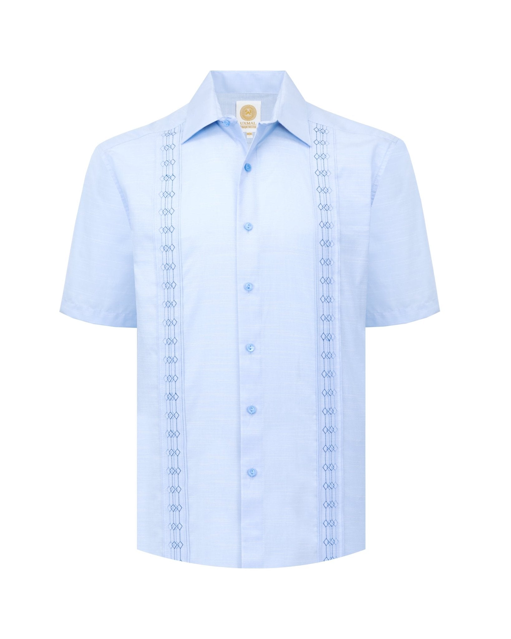 Manchester Guayabera Lisa Algodón - Poliéster Diseño Liso - Manchester