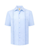 Manchester Guayabera Lisa Algodón - Poliéster Diseño Liso - Manchester