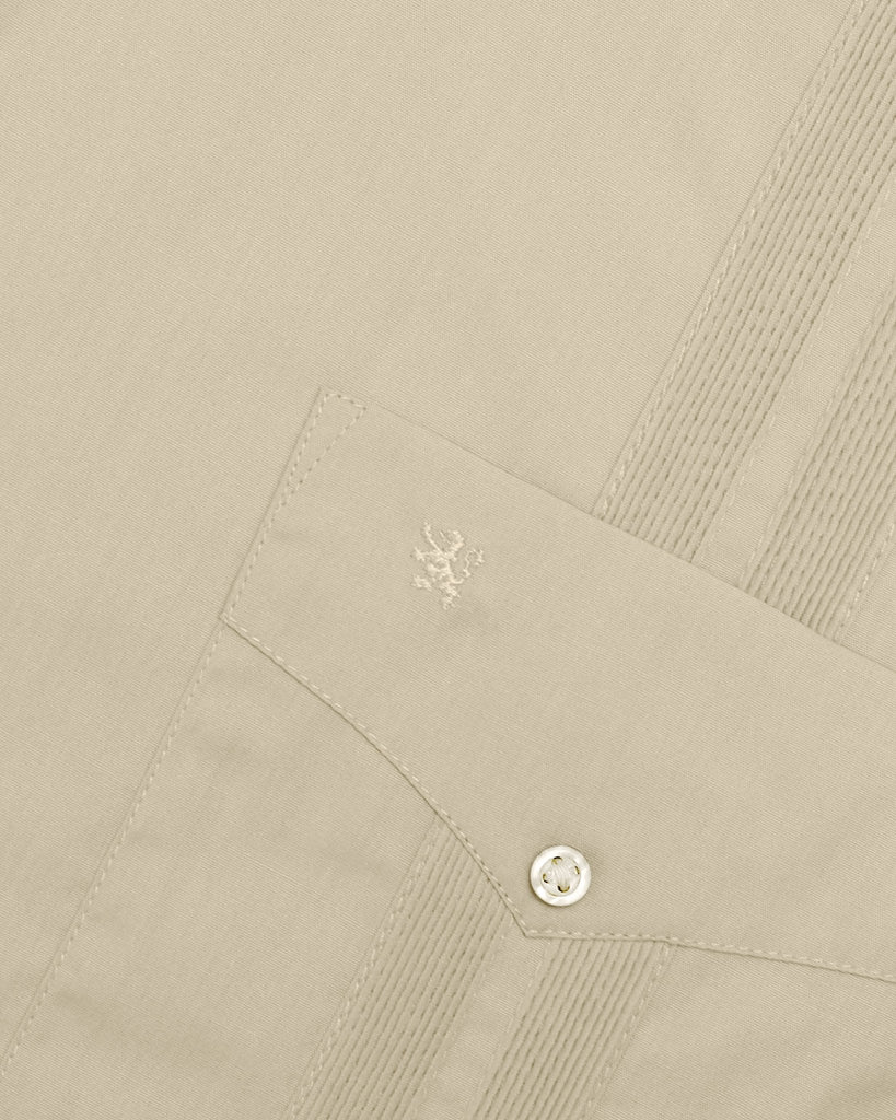Manchester Guayabera Lisa Algodón y Poliéster - Manchester