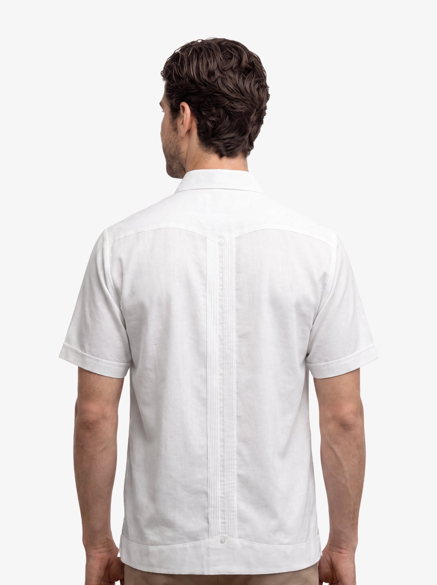Manchester Guayabera Lisa Algodón y Poliéster - Manchester