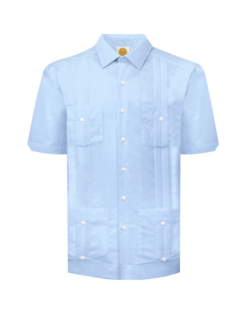 Manchester Guayabera Lisa Algodón y Poliéster - Manchester
