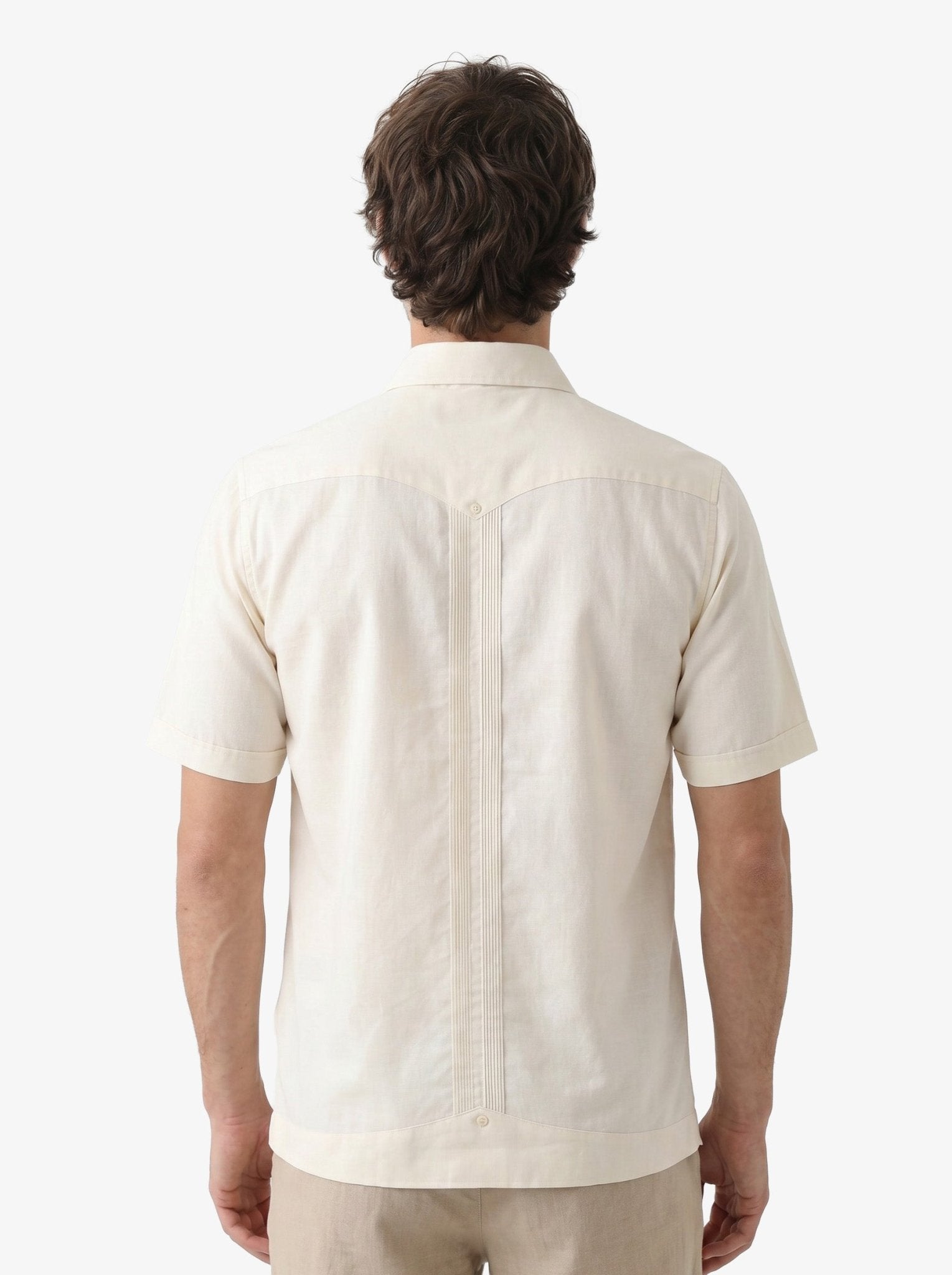 Manchester Guayabera Lisa Algodón y Poliéster - Manchester