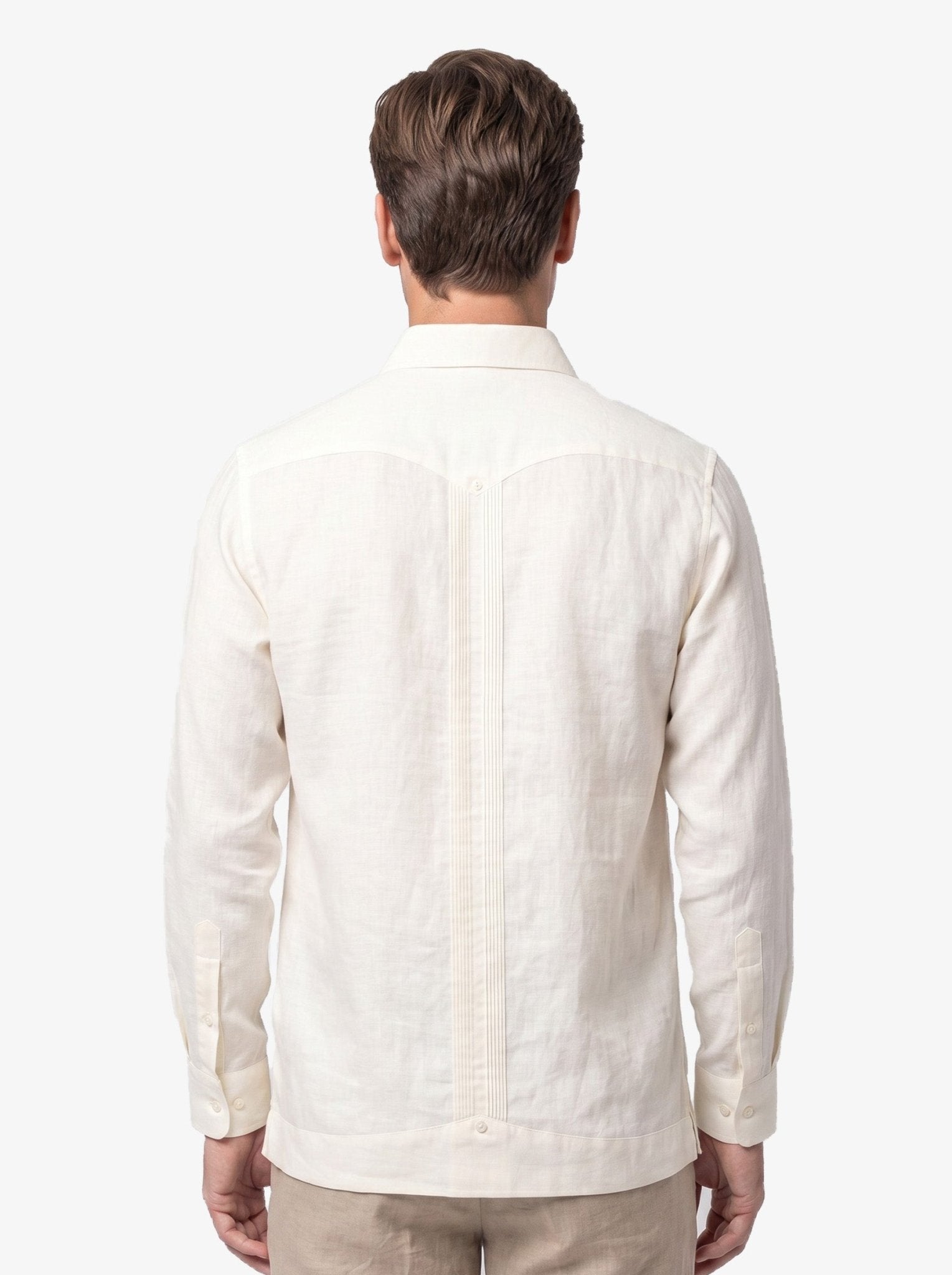 Manchester Guayabera Lisa Algodón y Poliéster - Manchester